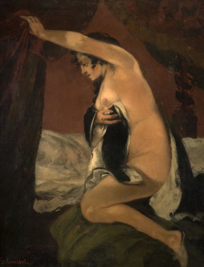 Studie för Venus i Venus och psyke, 1865. av Gustave Courbet