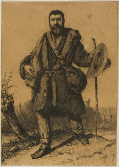 Aposteln Jean Journet av Gustave Courbet