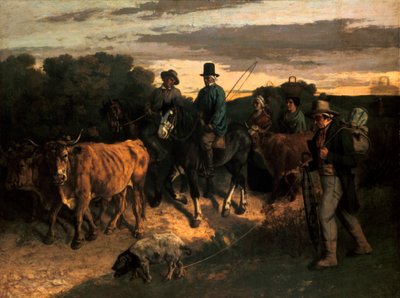 The Farmers of Flagey The Peasants of Flagey, 1855 av Gustave Courbet