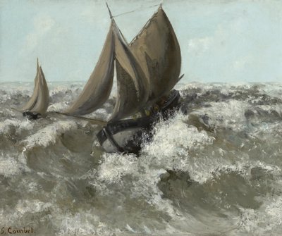 Segelbåten av Gustave Courbet