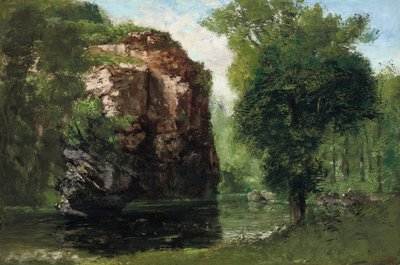 Den tysta floden av Gustave Courbet