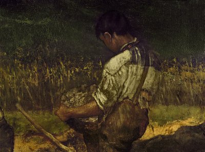 The Stonebreakers, detalj, ca 1849 (olja på duk) av Gustave Courbet