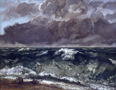 Vågen av Gustave Courbet