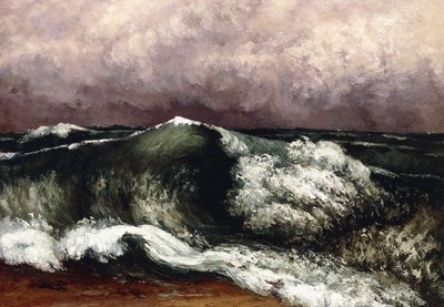 Vågen, 1869 av Gustave Courbet