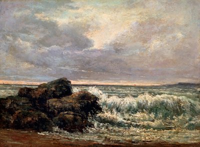 Vågen, c1870. av Gustave Courbet