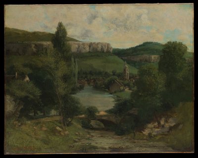 Utsikt över Ornans av Gustave Courbet