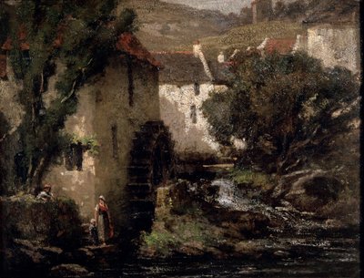 Vattenkvarn, 1800-talet. av Gustave Courbet