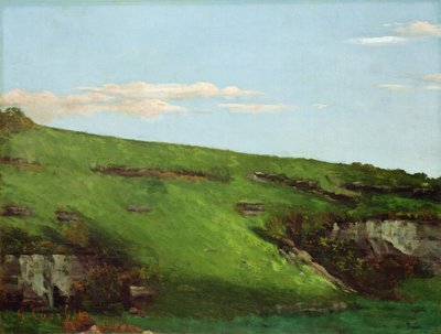 Wiesenhang nära Ornans, 1862 av Gustave Courbet