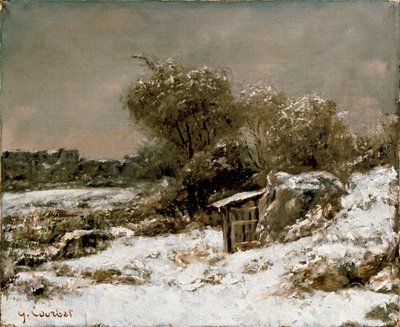Vinterscen, efter 1855 av Gustave Courbet