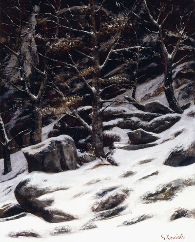 Vinter, ca 1873 av Gustave Courbet