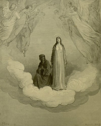 Gustave Doré - Paradiso, c. XXI, v. 1-3 av Gustave Dore