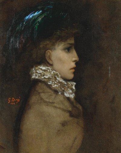 Gustave Doré, 1870 - Sarah Bernhardt av Gustave Dore
