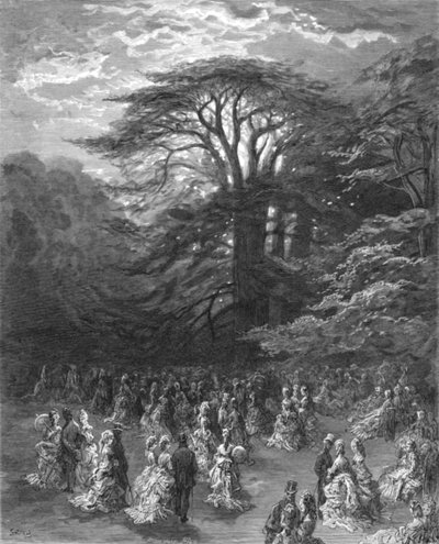 "A Chiswick Fete", 1872. av Gustave Dore