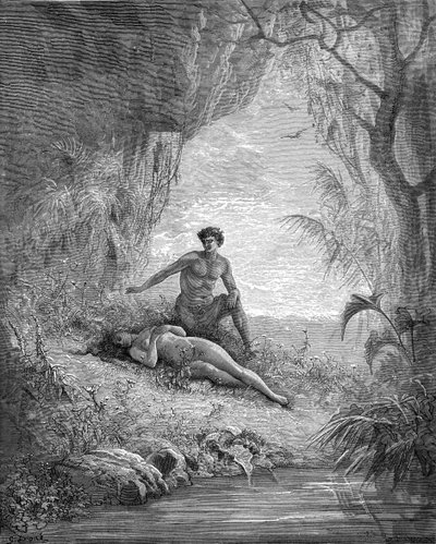 Adam och Eva - Bibeln av Gustave Dore