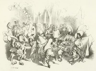 Efter Richelieus dekret mot duellering (djuptryck) av Gustave Dore