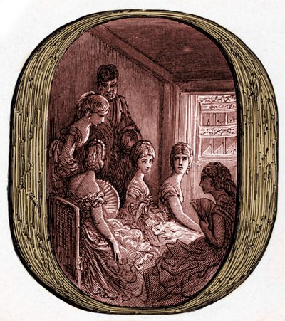 En operalåda på kungliga operahuset av Doré av Gustave Dore