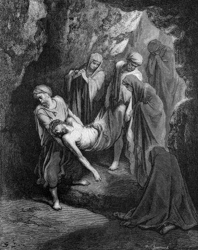 Jesu begravning av Gustave Dore
