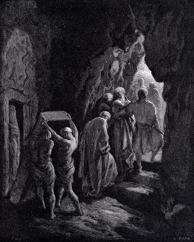 Sarahs begravning av Gustave Dore