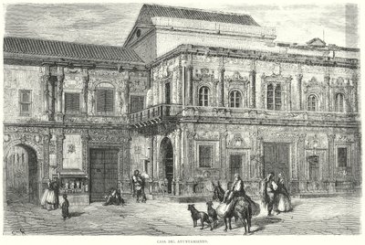 Stadshuset (gravyr) av Gustave Dore