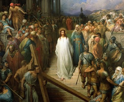 Christ Leaving the Praetorium Christ quittant le prétoire, mellan 1874 och 1880. av Gustave Dore
