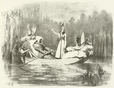 Dandyism Ruralising (gravure) av Gustave Dore