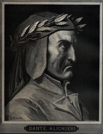 Dante Alighieri 1265-1321, 1860 av Gustave Dore