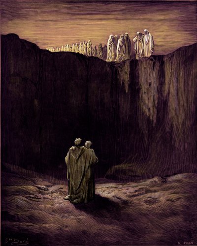 Dantes skärselden av Gustave Dore