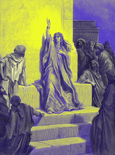 Deboras triumfsång - Bibeln av Gustave Dore