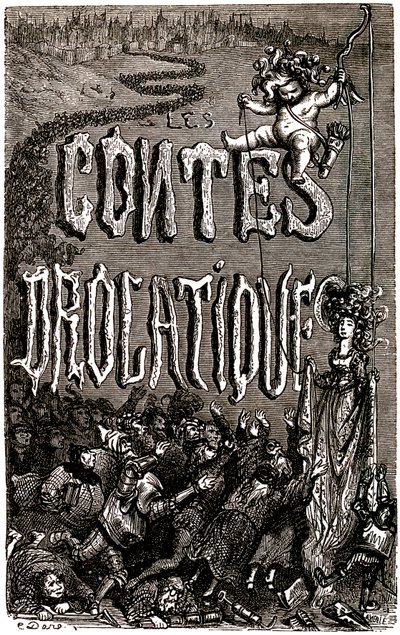 Frontispice för Drolatic Tales of Honore de Balzac av Gustave Dore