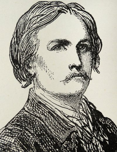 Gustave Dore - 1832-73 Fransk konstnär och bokillustratör gravyr efter en självporträttskiss av Gustave Dore