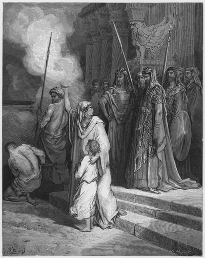 Gustave Dore Bibeln: Mod från en mamma av Gustave Dore