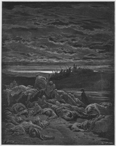 Gustave Dore Bibeln: Jerubbaals söners död av Gustave Dore