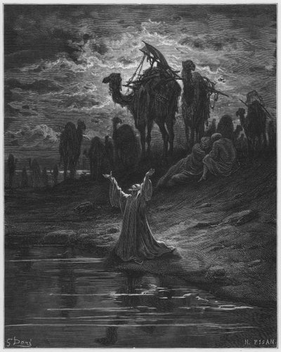 Gustave Dore Bibeln: Jakobs bön av Gustave Dore