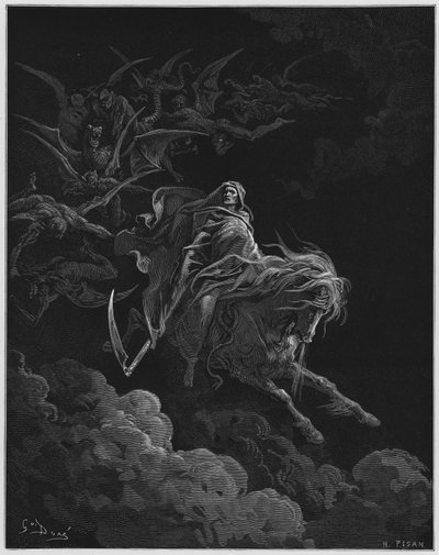 Gustave Dore Bibeln: Synen om döden av Gustave Dore