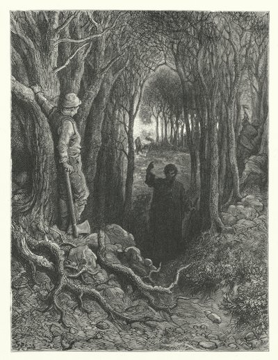 Gustave Dore illustration till Coleridges Rime of the Ancient Mariner (gravyr) av Gustave Dore