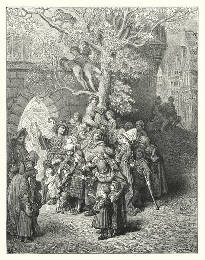 Gustave Dore-illustration till Coleridges Rime of the Ancient Mariner (gravyr) av Gustave Dore