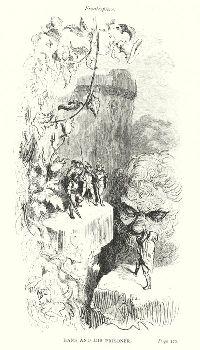 Hans och hans fånge (gravyr) av Gustave Dore