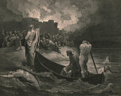 Jag kunde inte höra vilka villkor han erbjöd dem, c1890. av Gustave Dore