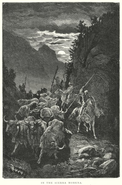 I Sierra Morena (gravyr) av Gustave Dore