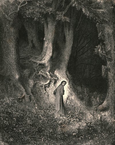 Mitt i detta vårt jordeliv, c1890. av Gustave Dore