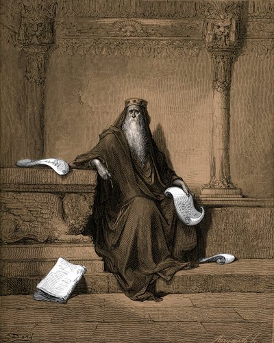Kung Salomo - Bibeln av Gustave Dore