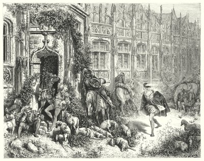 Törnrosa; Törnrosa (gravyr) av Gustave Dore