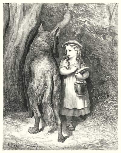Le Petit Chaperon Rouge; Lilla Rödluvan av Gustave Dore