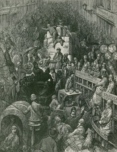 London gatubild av Gustave Dore