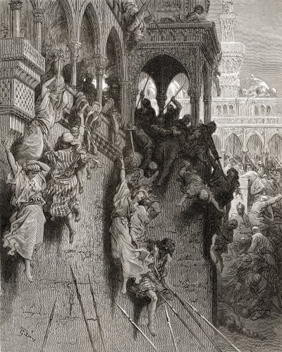 Massaker i Antiokia, illustration från 
