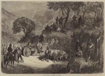 Middagsstopp av kalabriska volontärer av Gustave Dore