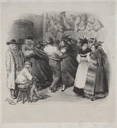 Musical Works of Ernest Doré: Souvenir of Alsace, Alsace Dance - Titelsida av Gustave Dore