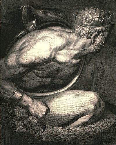 O meningslös ande! låt ditt horn för dig tolka, c1890. av Gustave Dore