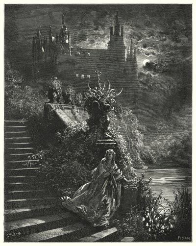 Åsneskinn; Åsneskinn (gravyr) av Gustave Dore