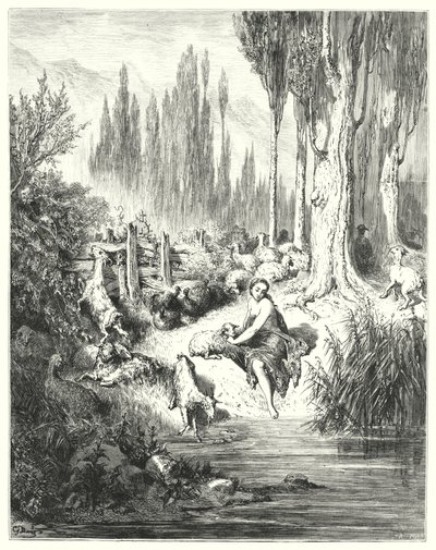 Petau-de "och; åsneskinn av Gustave Dore